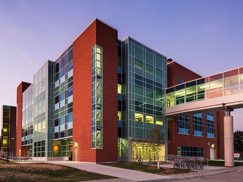 U of W Math Building & Lobby | Stecho Electric